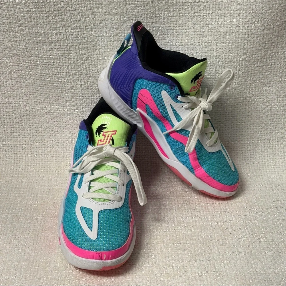 Nike Jordan Tatum 1 Basketball Shoes Youth Size 5.5Y Pink Wave Runner FV0172 400